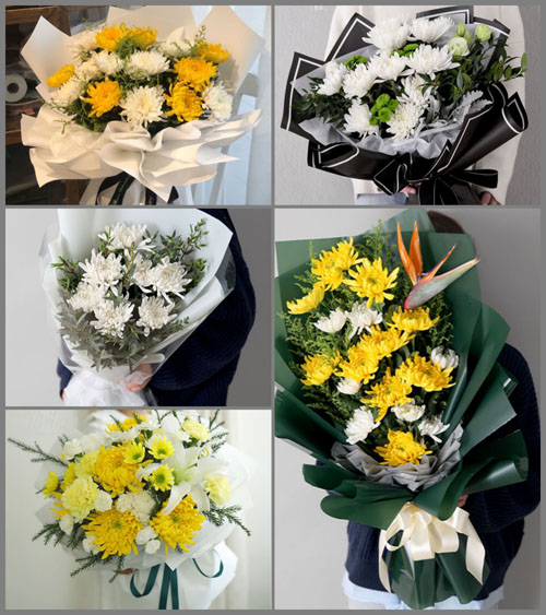 上海金山区金山卫镇星火村白事花束代送